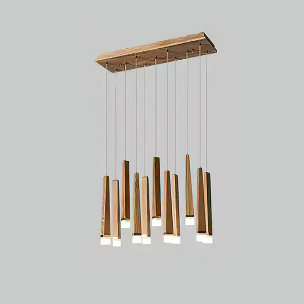 Neloz Firewood Stick Wood Chandelier-Neutral Decor