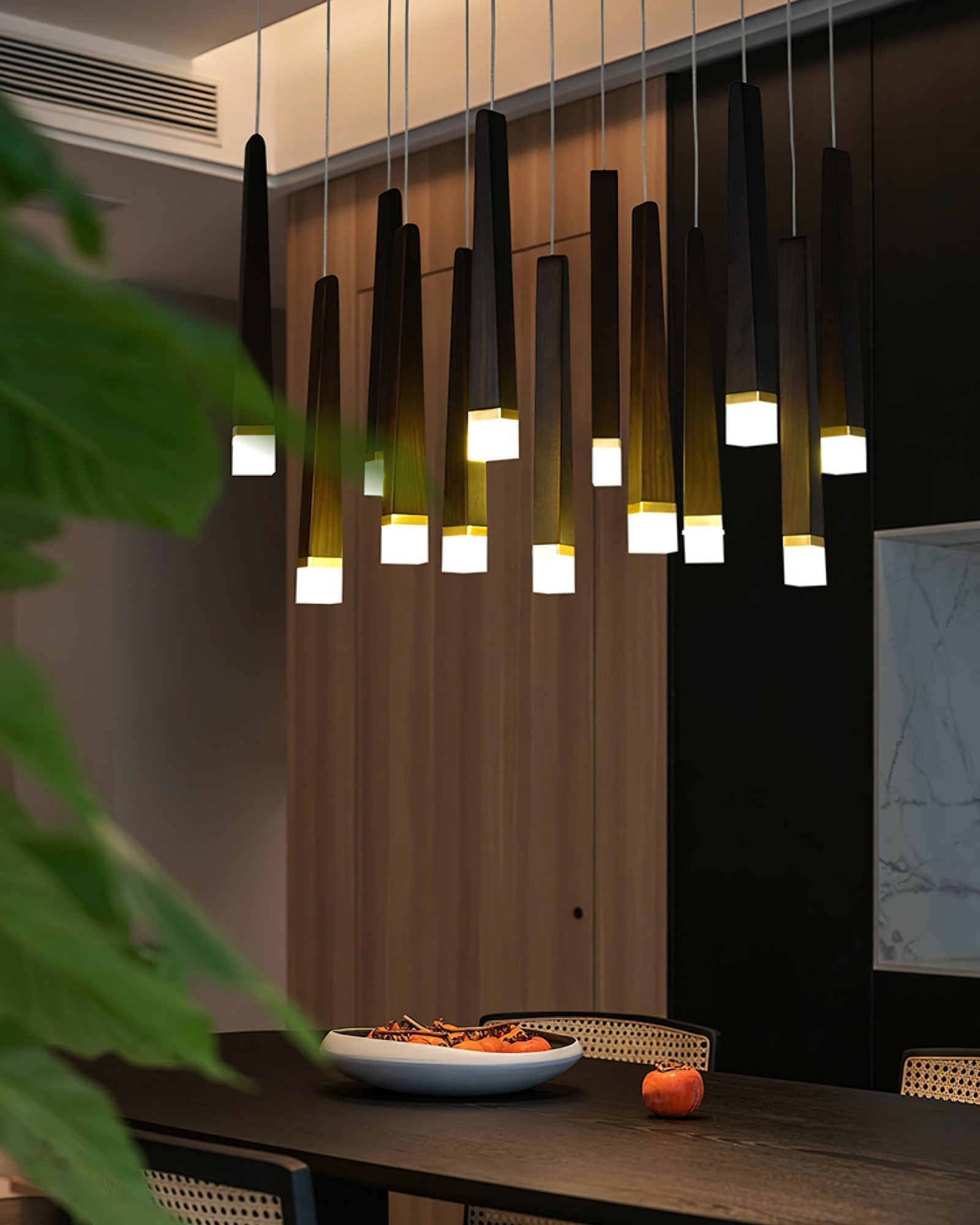 Neloz Firewood Stick Wood Chandelier-Neutral Decor