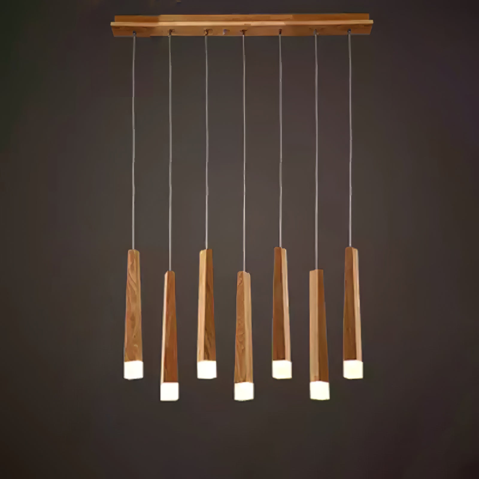 Neloz Firewood Stick Wood Chandelier-Neutral Decor