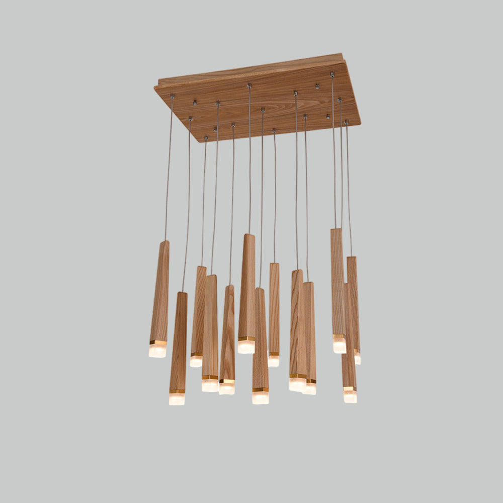 Neloz Firewood Stick Wood Chandelier-Neutral Decor