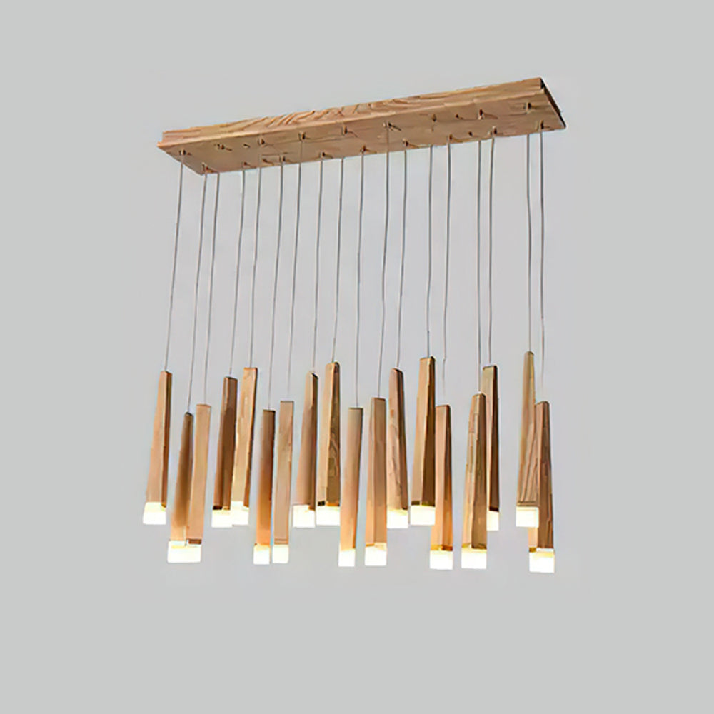 Neloz Firewood Stick Wood Chandelier-Neutral Decor