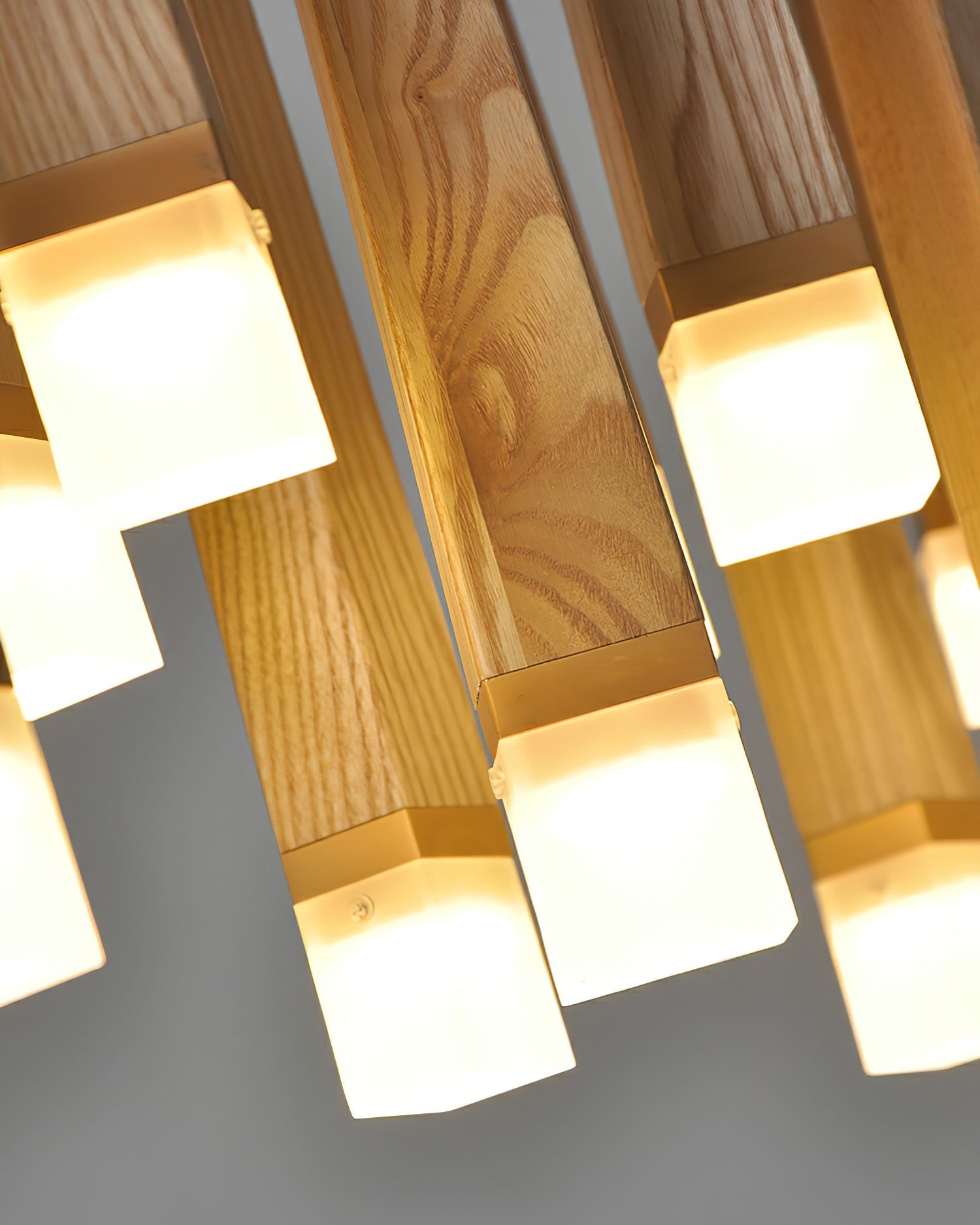 Neloz Firewood Stick Wood Chandelier-Neutral Decor