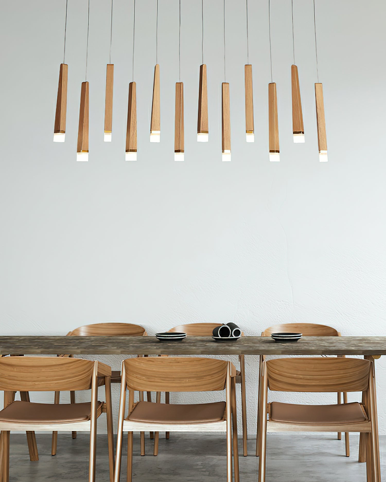 Neloz Firewood Stick Wood Chandelier-Neutral Decor