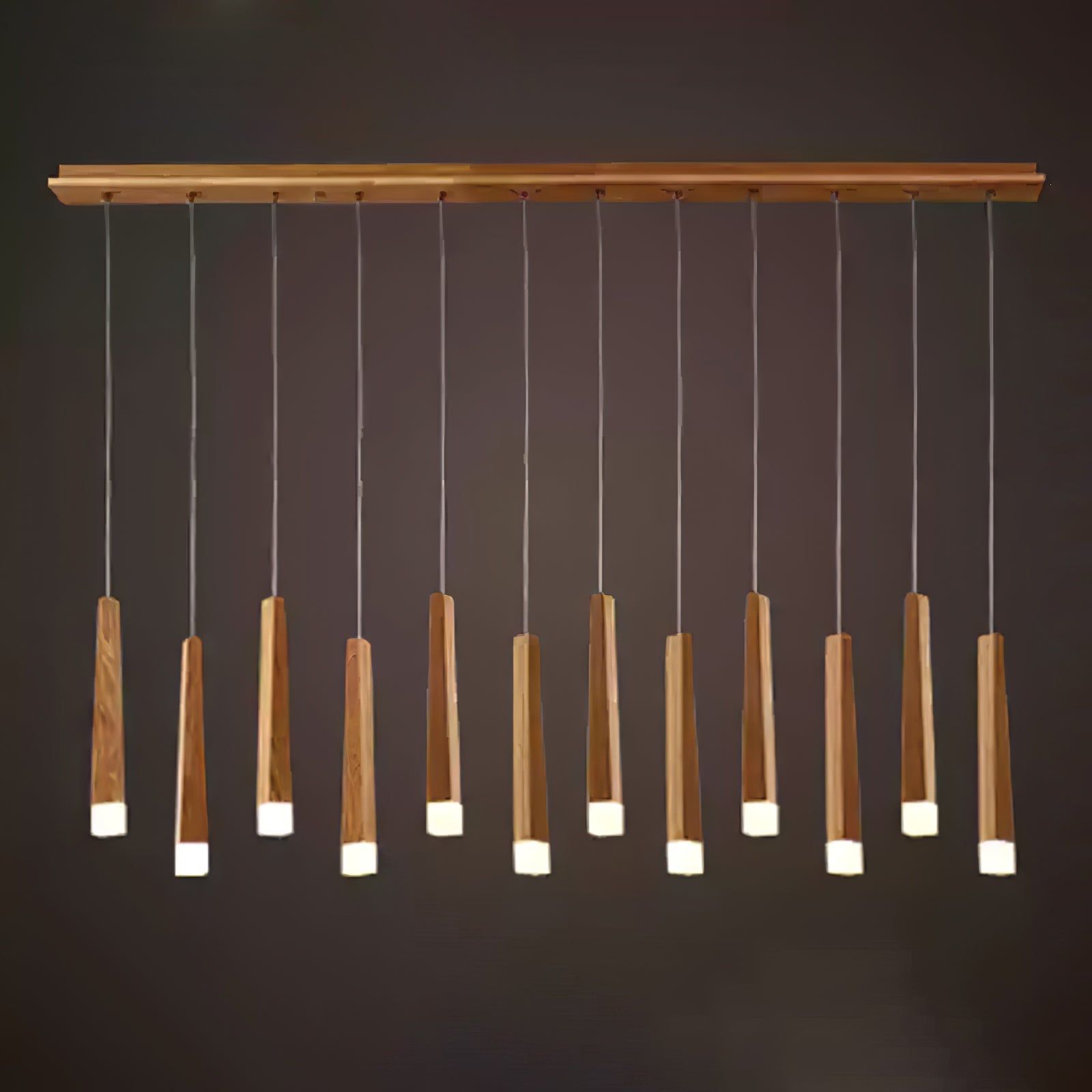 Neloz Firewood Stick Wood Chandelier-Neutral Decor