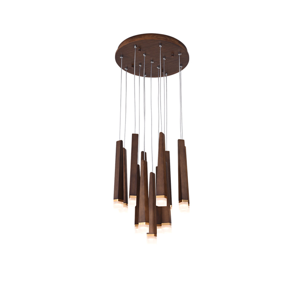 Neloz Firewood Stick Wood Chandelier-Neutral Decor
