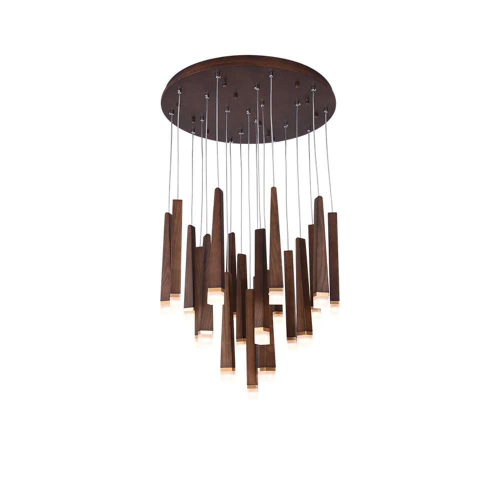 Neloz Firewood Stick Wood Chandelier-Neutral Decor