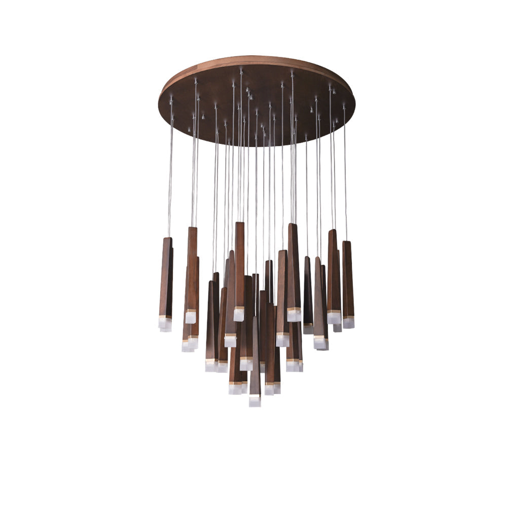 Neloz Firewood Stick Wood Chandelier-Neutral Decor