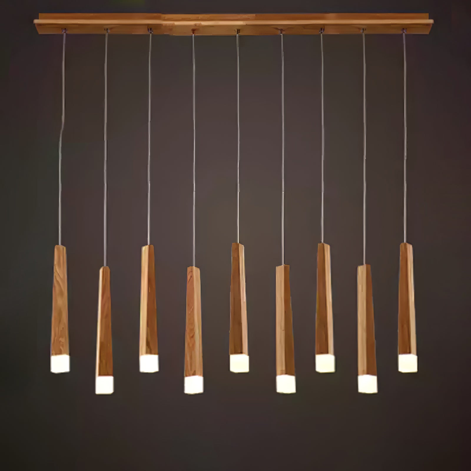 Neloz Firewood Stick Wood Chandelier-Neutral Decor