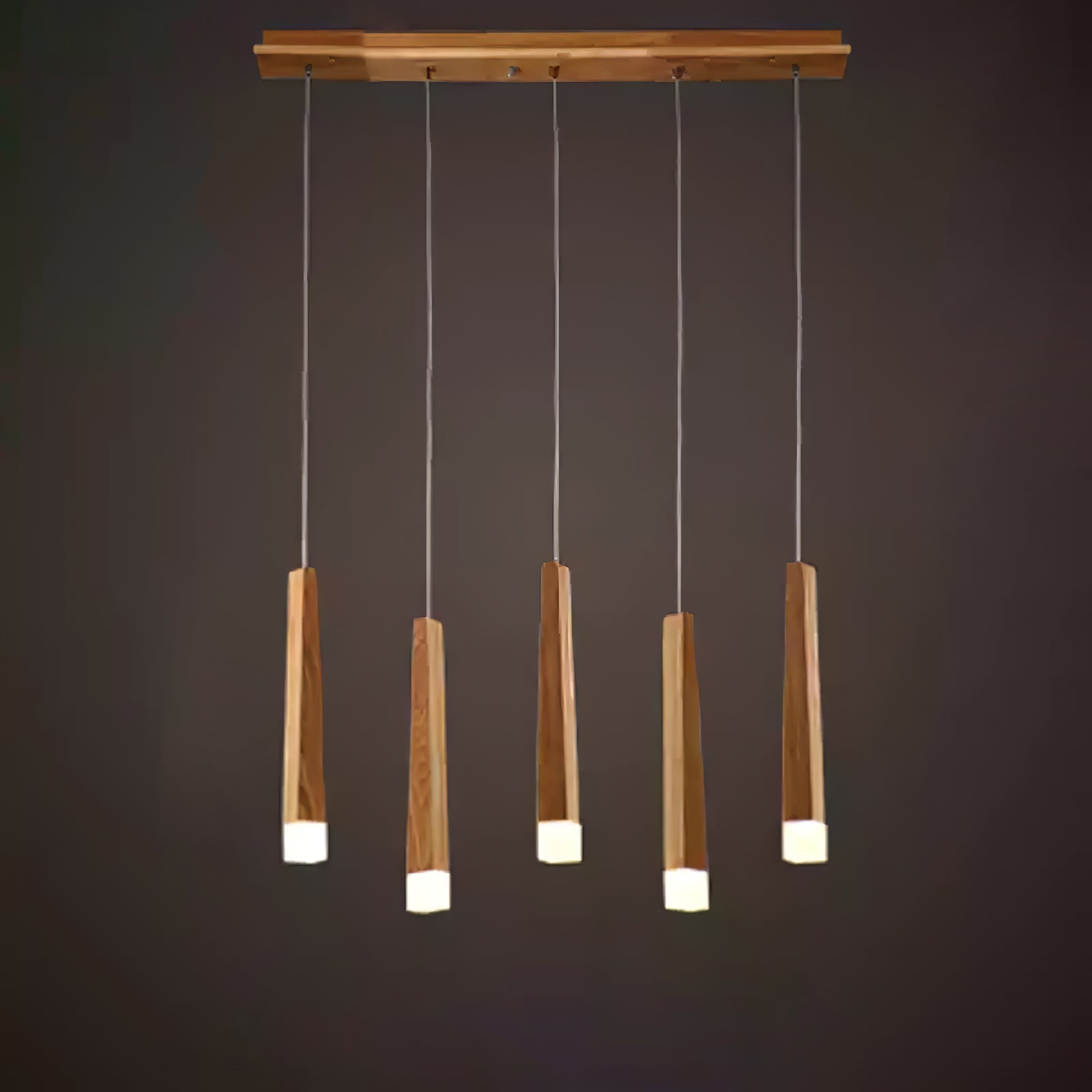 Neloz Firewood Stick Wood Chandelier-Neutral Decor