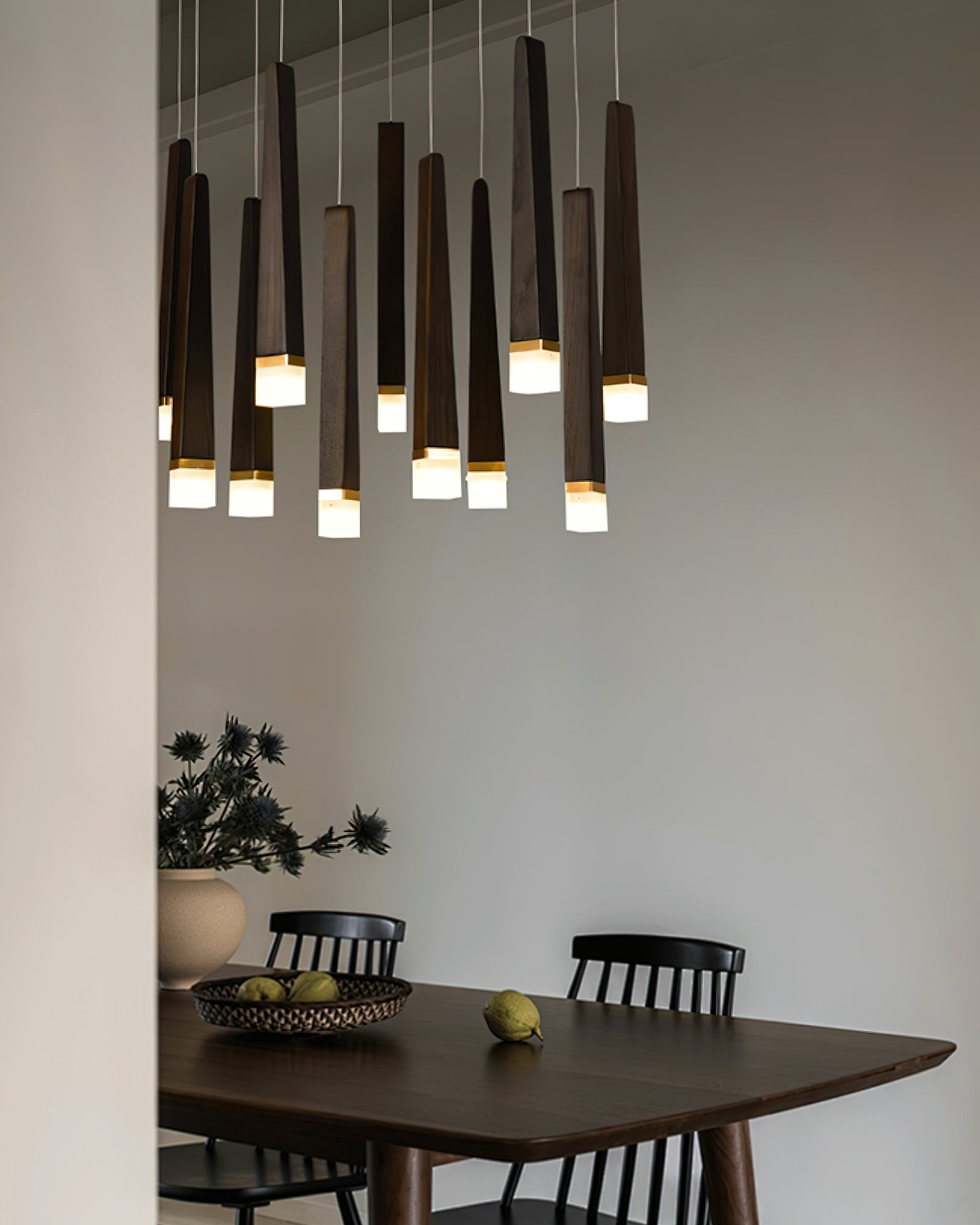 Neloz Firewood Stick Wood Chandelier-Neutral Decor