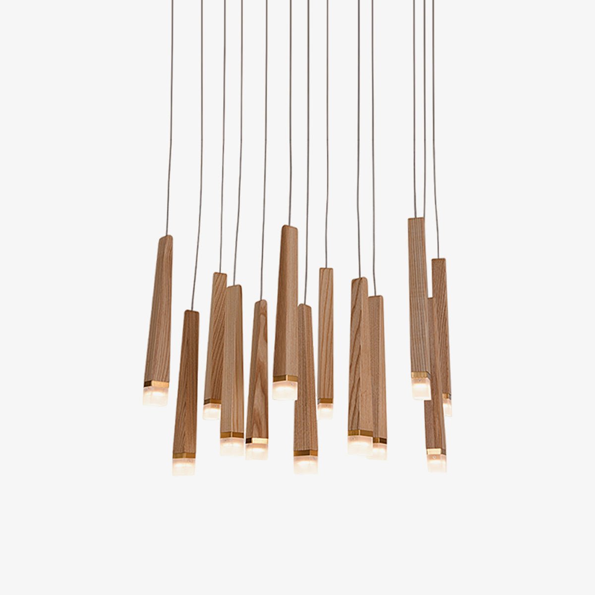 Neloz Firewood Stick Wood Chandelier-Neutral Decor