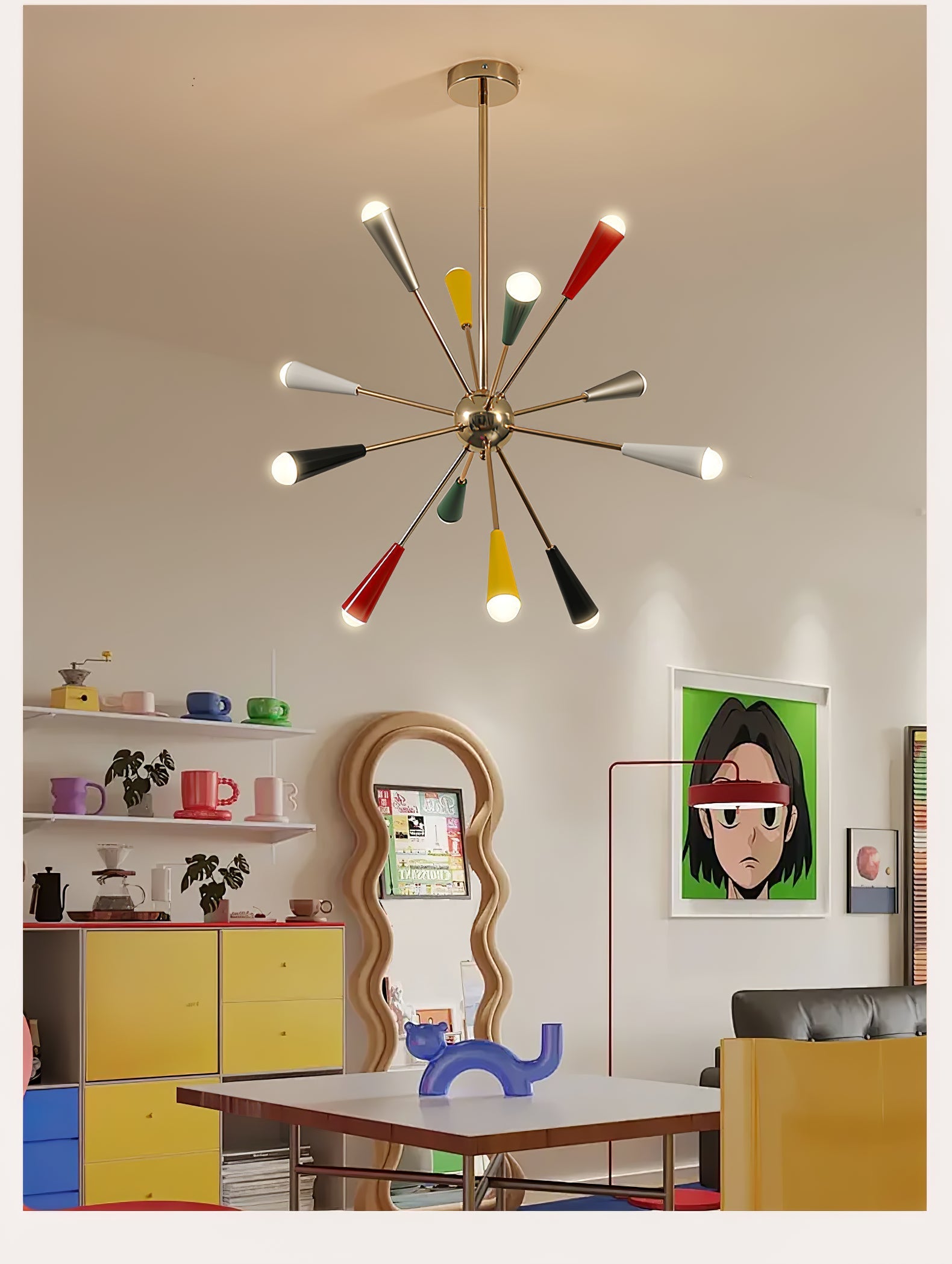 Brandon Modern Chandelier-Neutral Decor