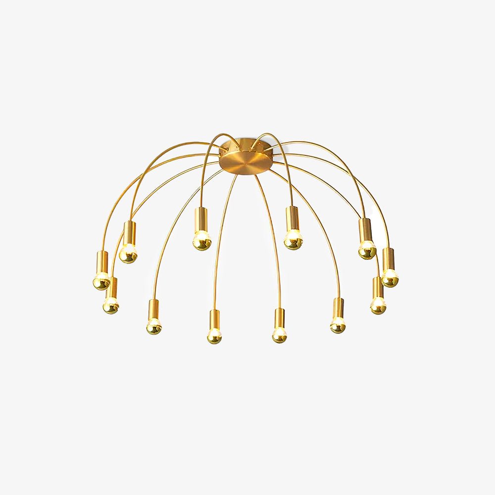 Sage Luxury Glass Ceiling Lamp-Neutral Decor