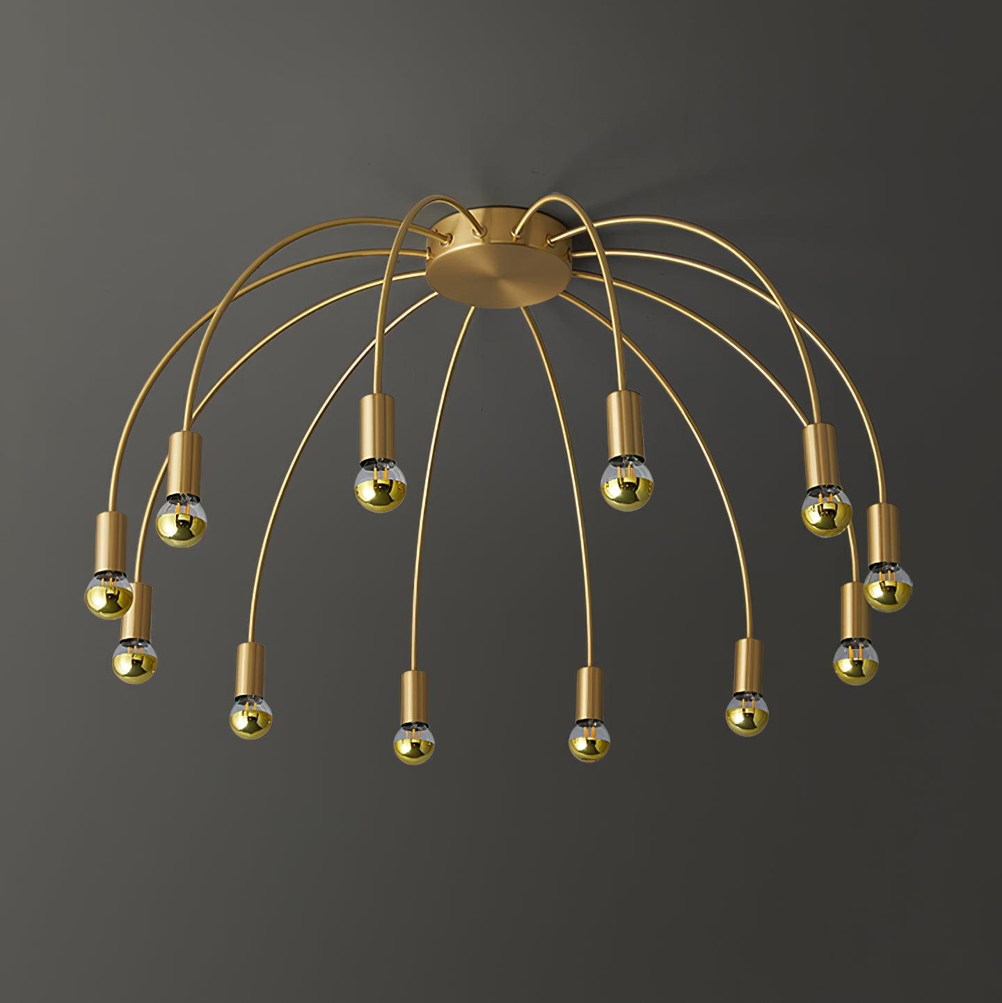 Sage Luxury Glass Ceiling Lamp-Neutral Decor