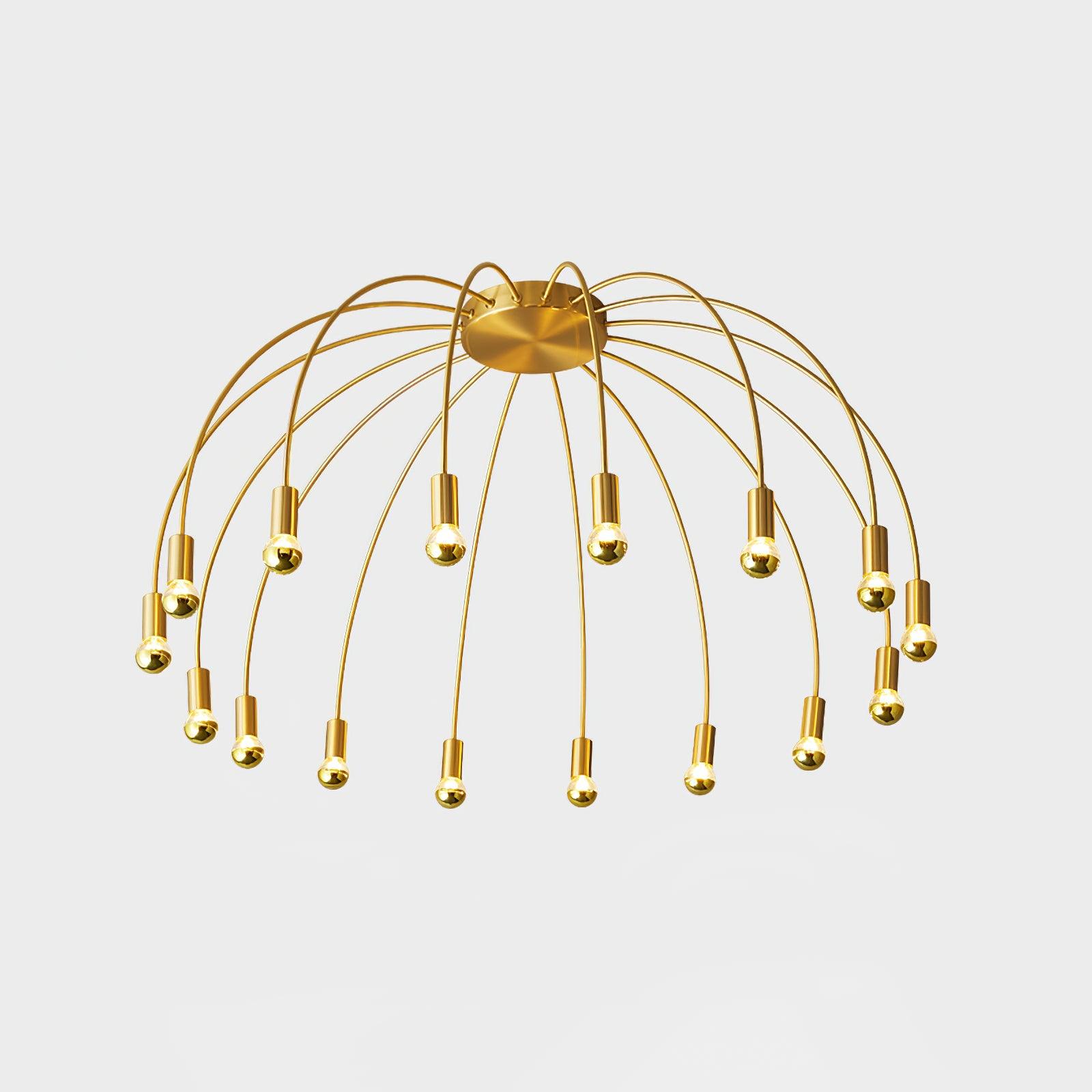 Sage Luxury Glass Ceiling Lamp-Neutral Decor