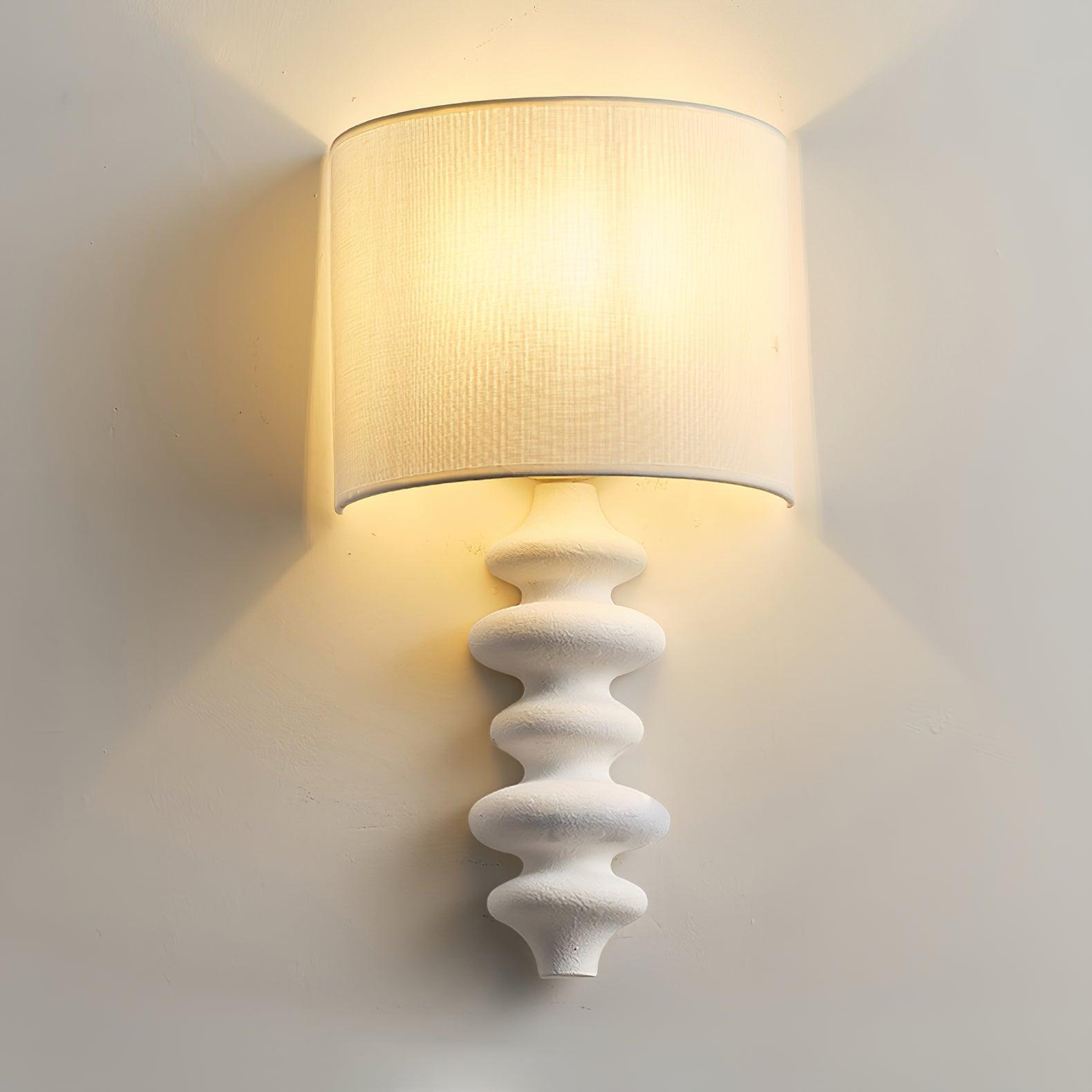 Wathen Nordic Art Fabric Sconce Wall lamp-Neutral Decor