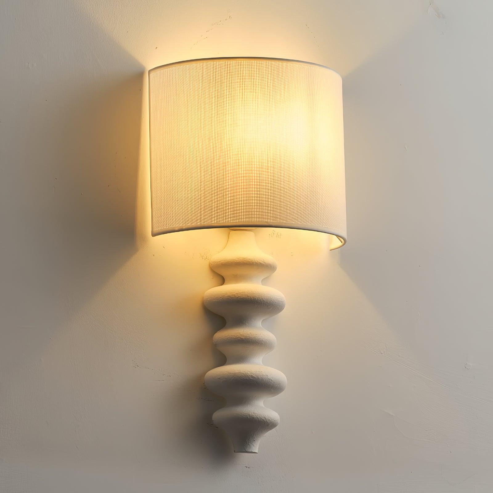 Wathen Nordic Art Fabric Sconce Wall lamp-Neutral Decor