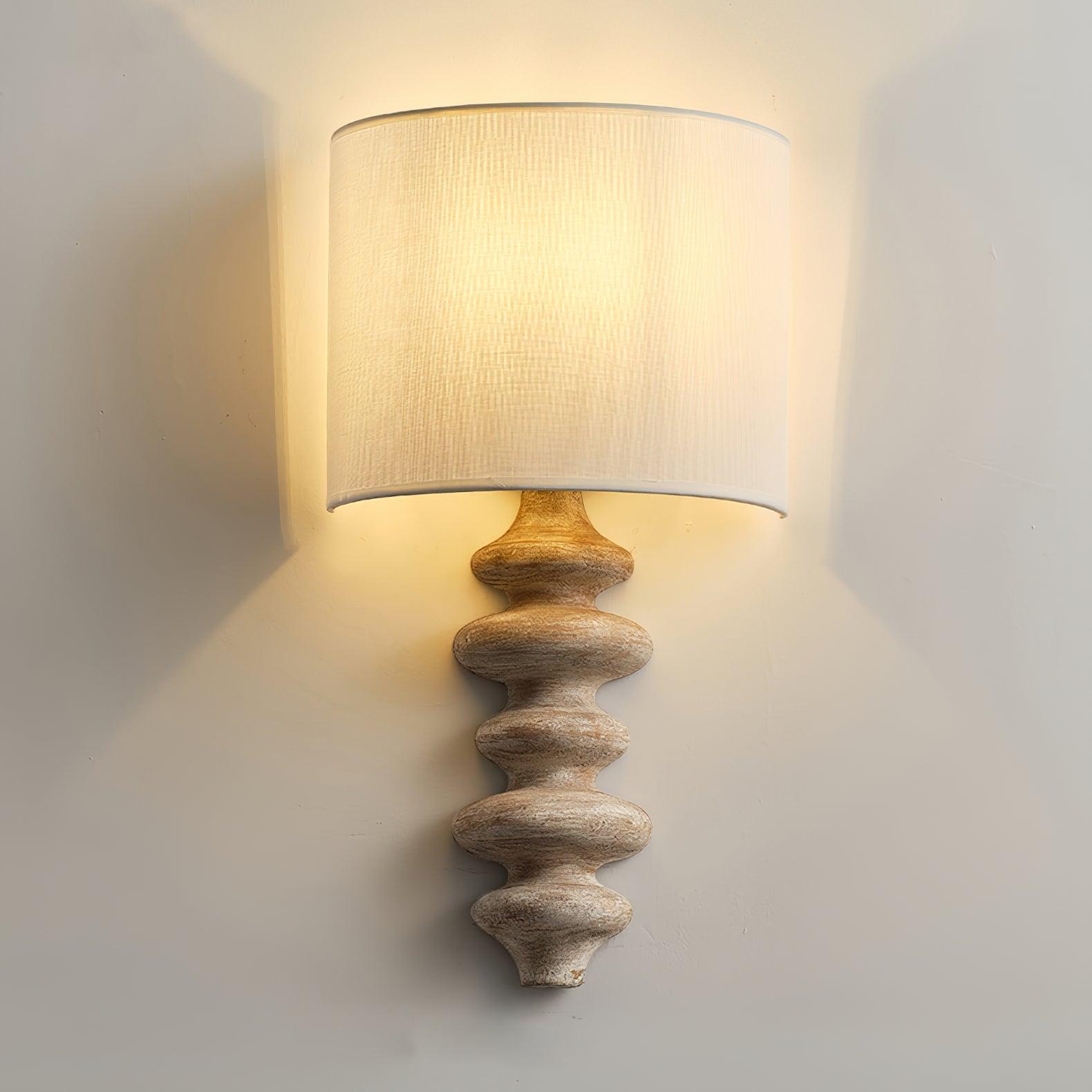 Wathen Nordic Art Fabric Sconce Wall lamp-Neutral Decor