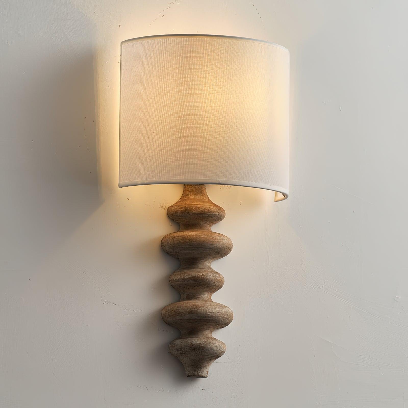 Wathen Nordic Art Fabric Sconce Wall lamp-Neutral Decor