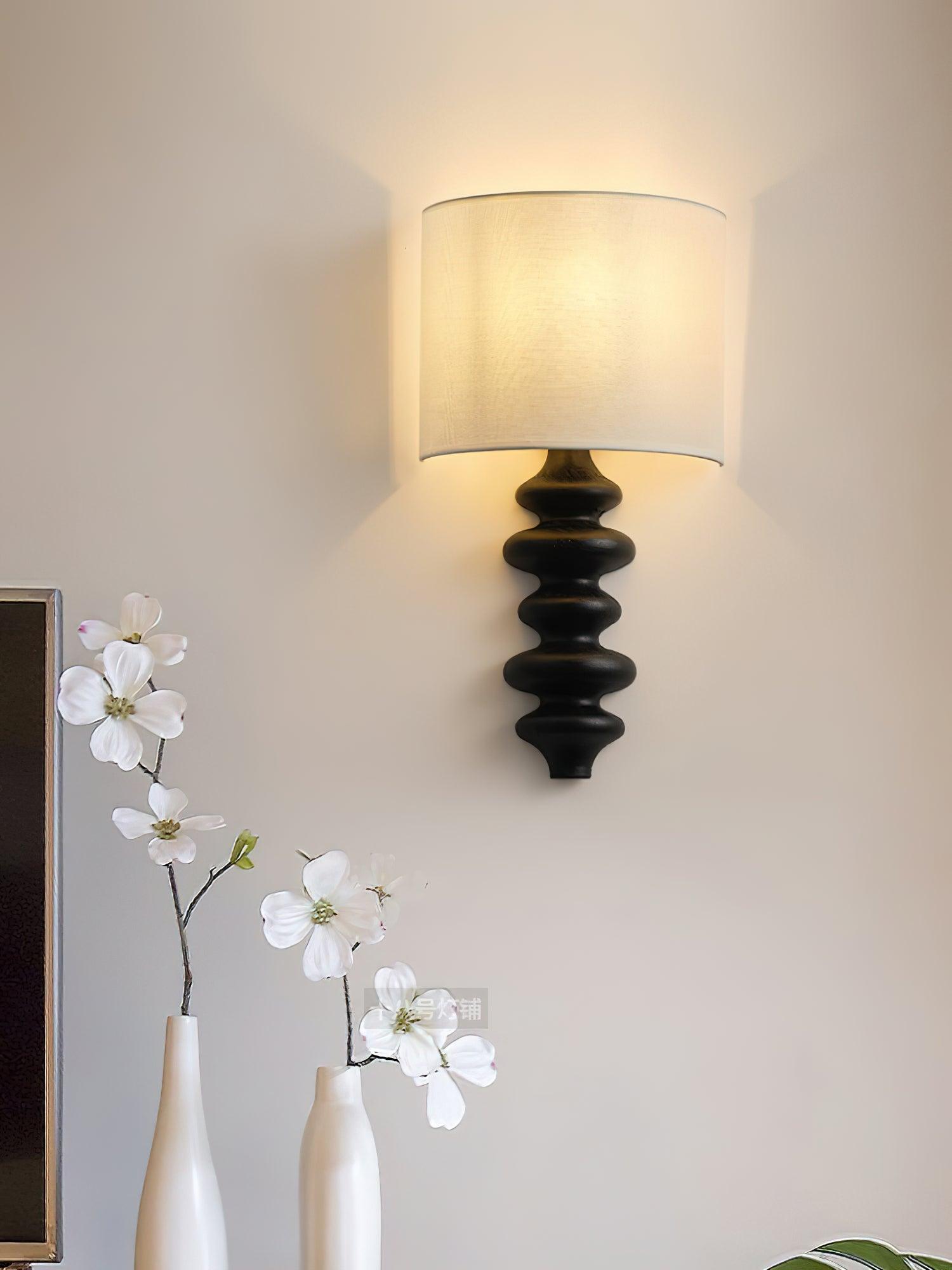 Wathen Nordic Art Fabric Sconce Wall lamp-Neutral Decor