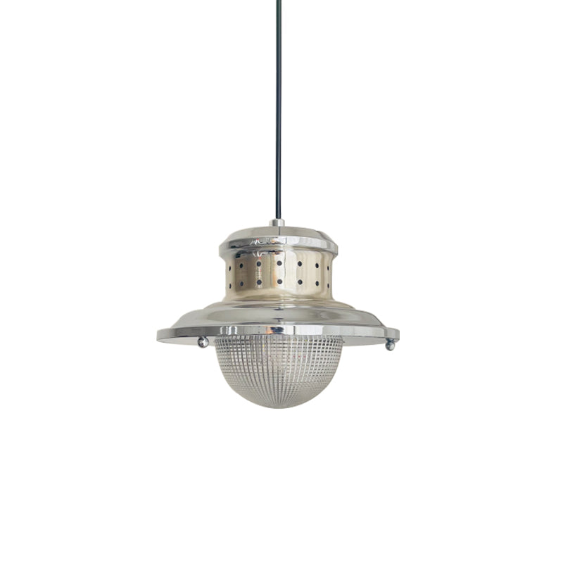 Side profile of the Fisherman's Pole Pendant Lamp, highlighting its sleek design.