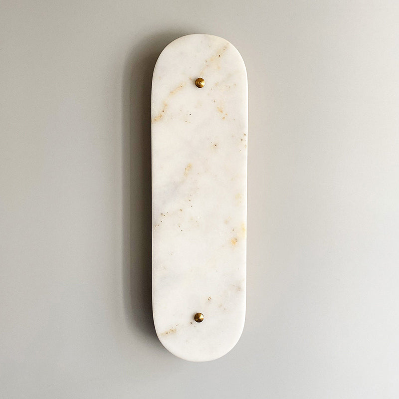 Fivorno Wall Lamp shown in a white finish.