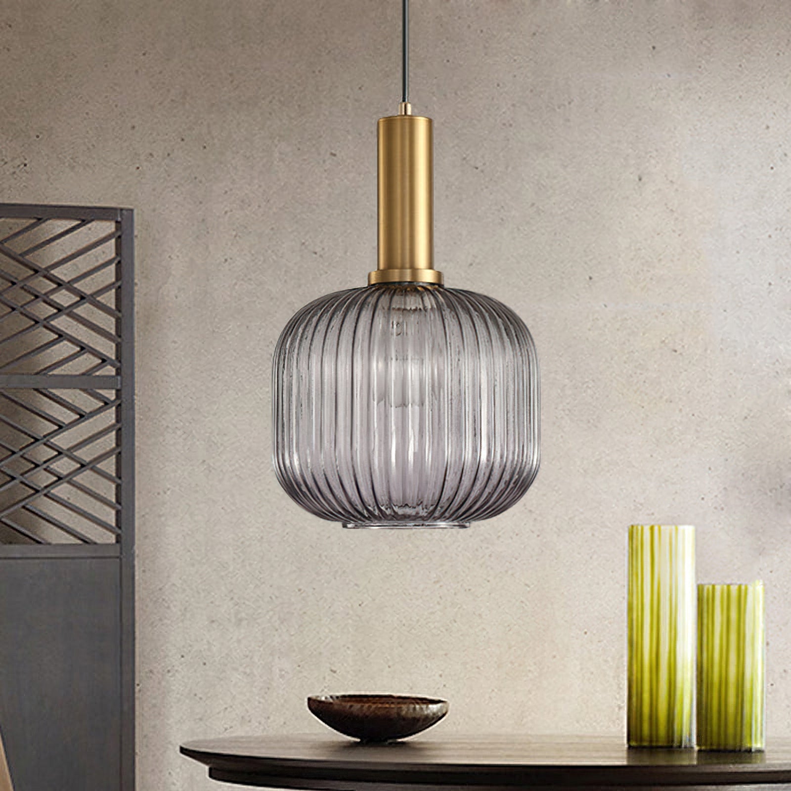 Flair Glass Pendant Lamp-Neutral Decor