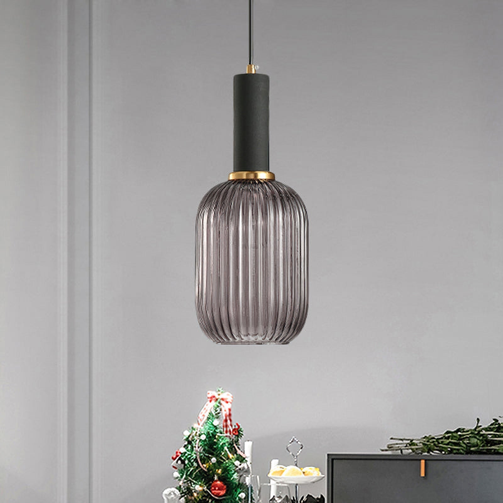 Flair Glass Pendant Lamp-Neutral Decor