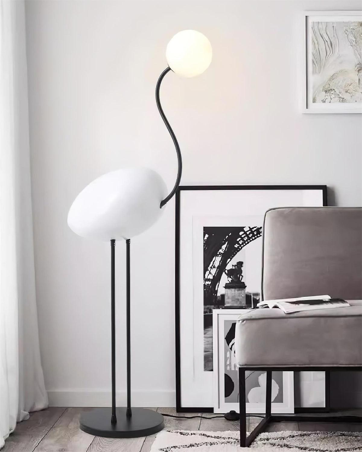 Ilnoren Minimalist Glass Ceiling Light-Neutral Decor