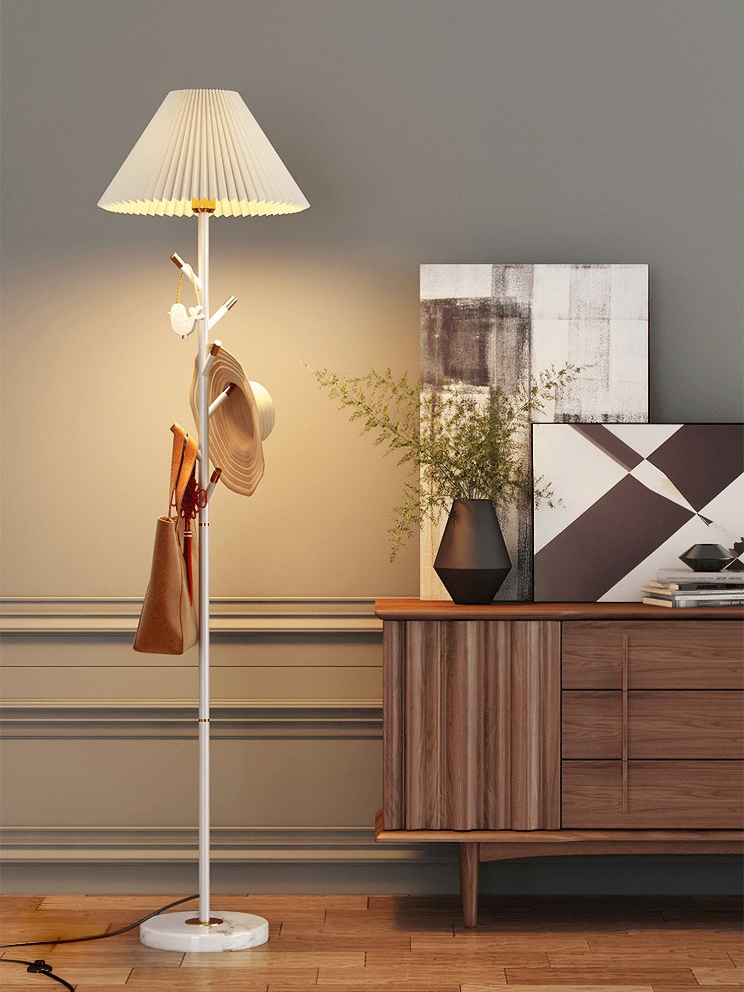 Nora Modern Floor Lamp-Neutral Decor