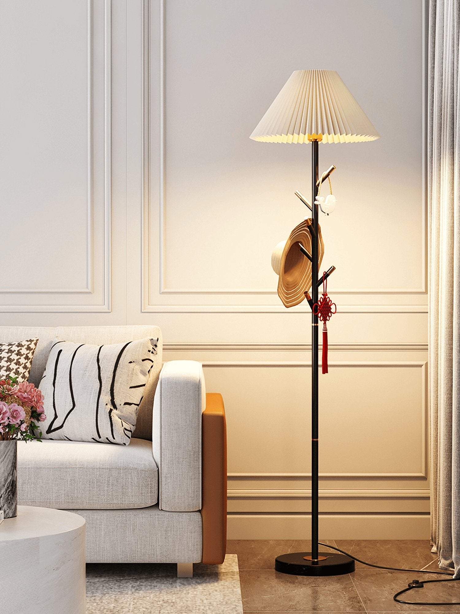 Nora Modern Floor Lamp-Neutral Decor