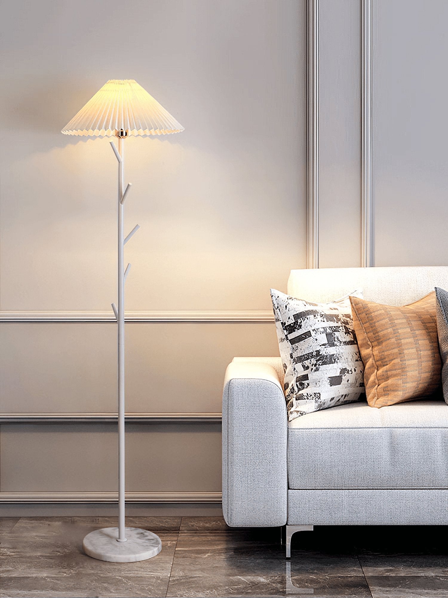 Nora Modern Floor Lamp-Neutral Decor