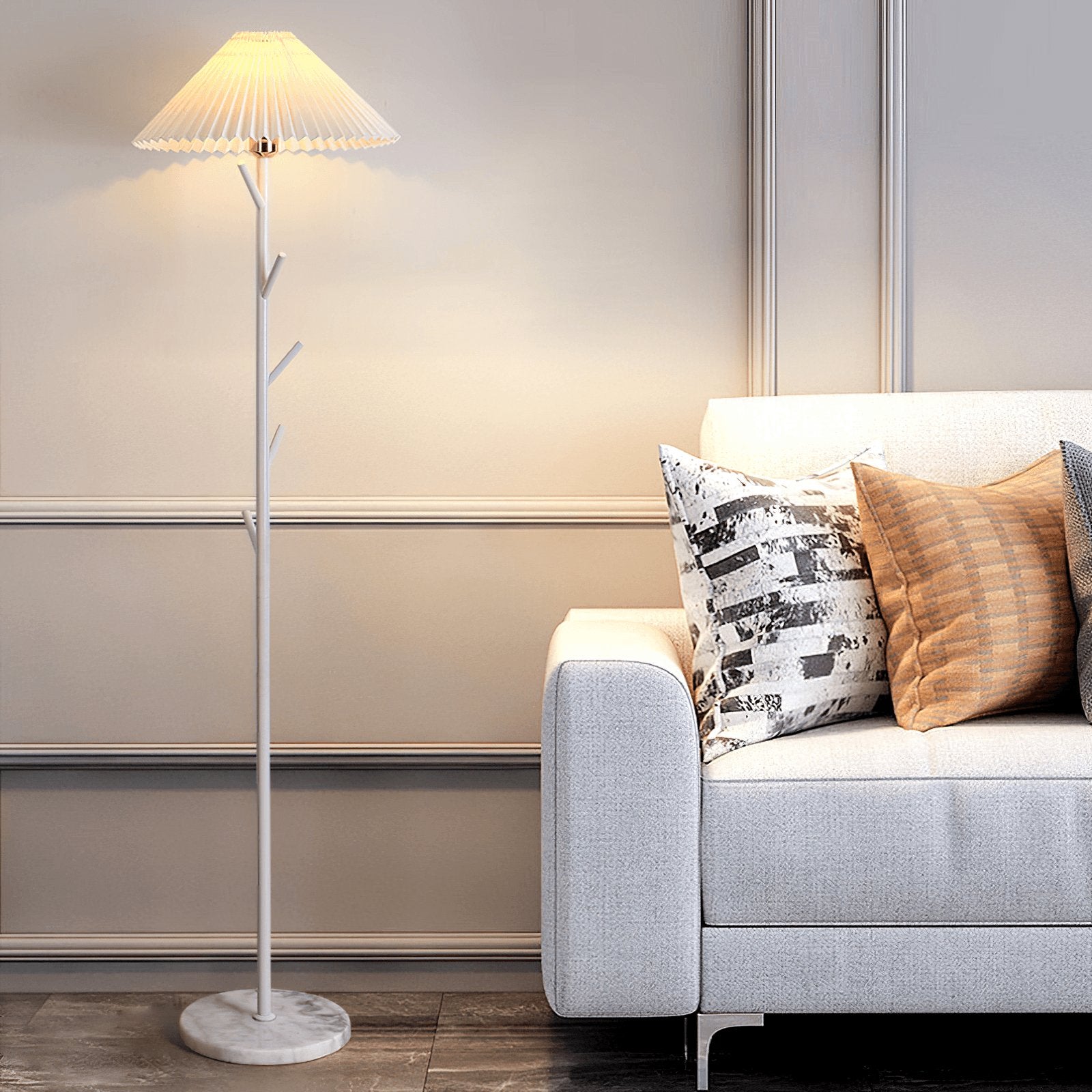Nora Modern Floor Lamp-Neutral Decor