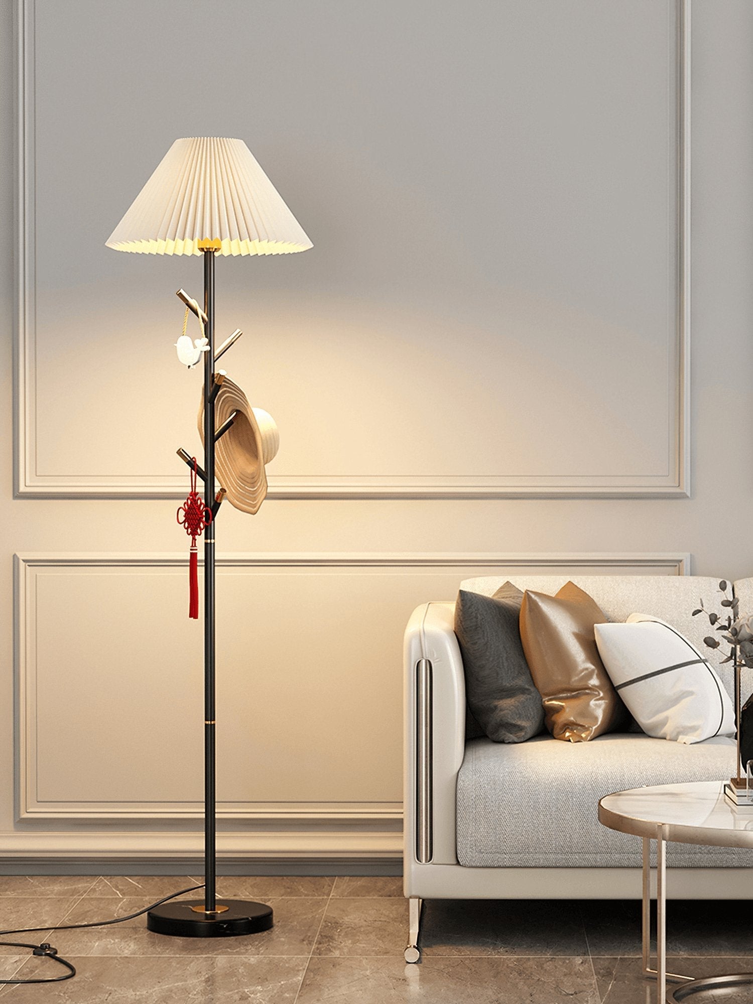 Nora Modern Floor Lamp-Neutral Decor