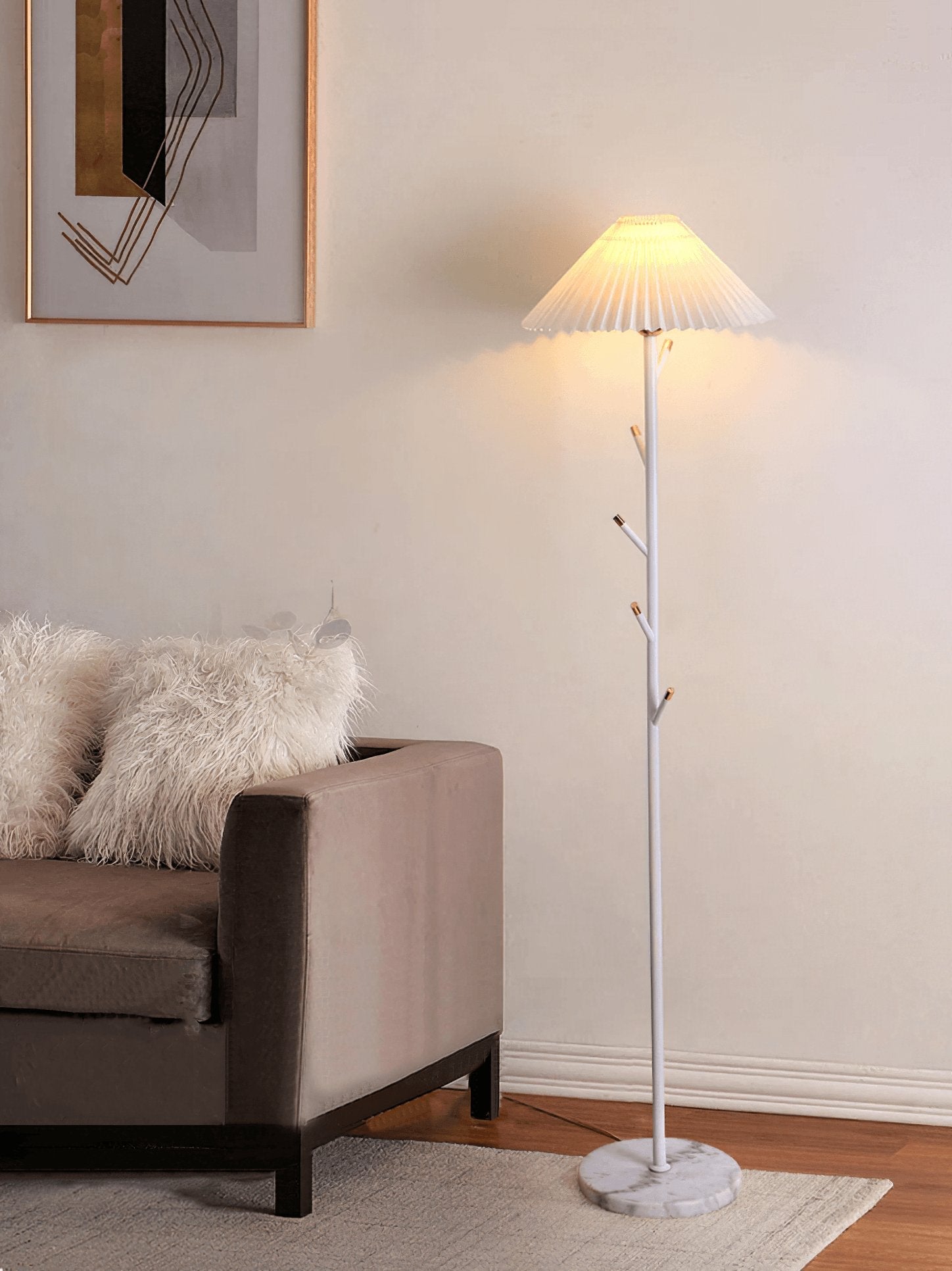 Nora Modern Floor Lamp-Neutral Decor