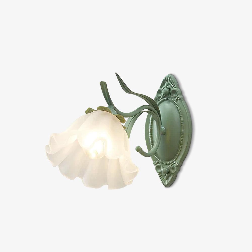 Oly Premium Nordic Art Flared Glass Wall Light-Neutral Decor