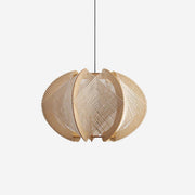 Atel Wood & Hemp Rope Pendant Light-Neutral Decor