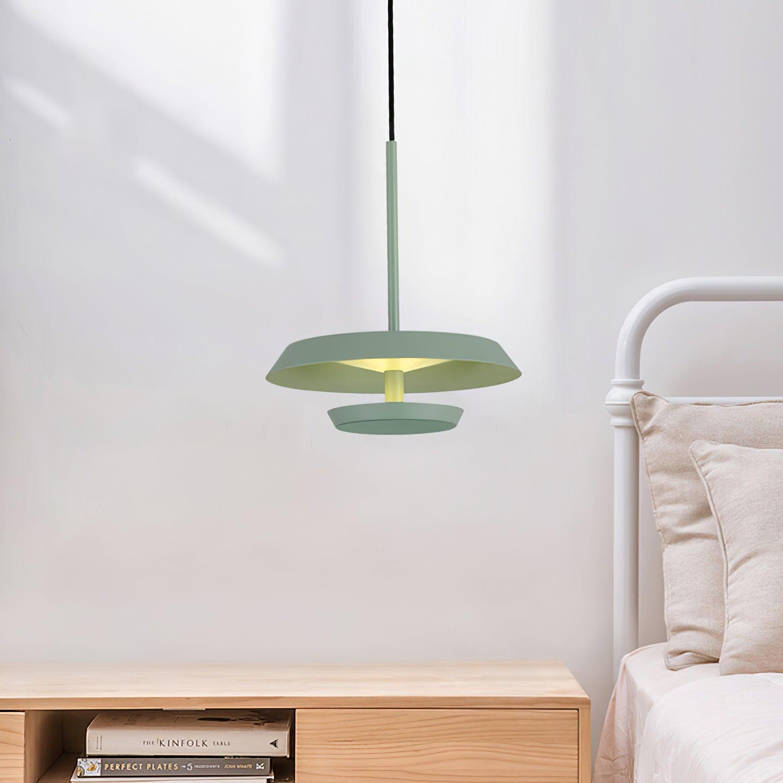 Qued Aluminum Artistic Pendant Light-Neutral Decor