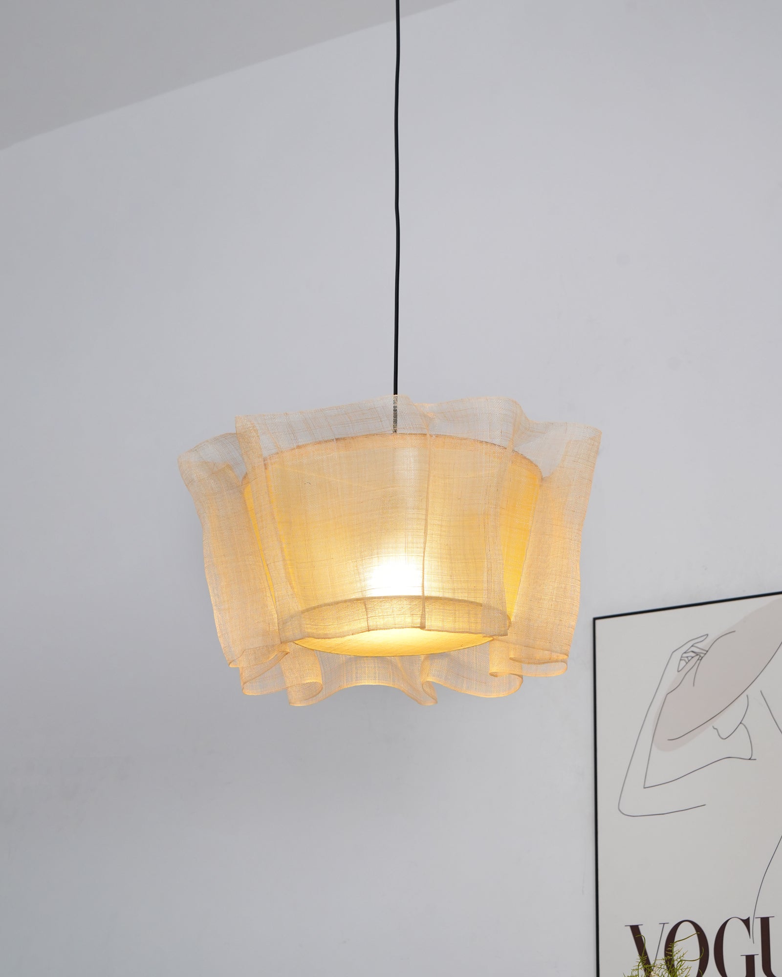 Bael Manila Pendant Lamp-Neutral Decor