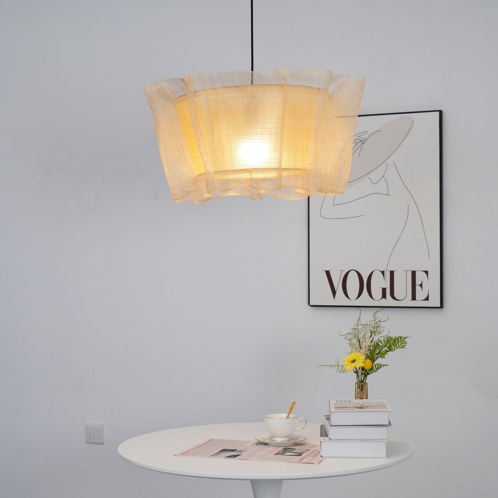 Bael Manila Pendant Lamp-Neutral Decor