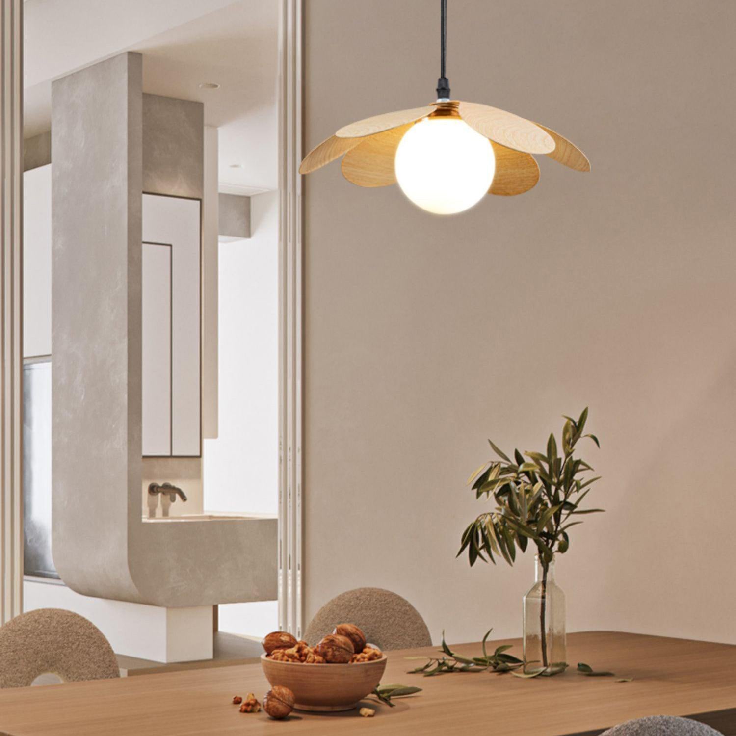 Arlenis Glass Minimalistic Pendant Lamp-Neutral Decor