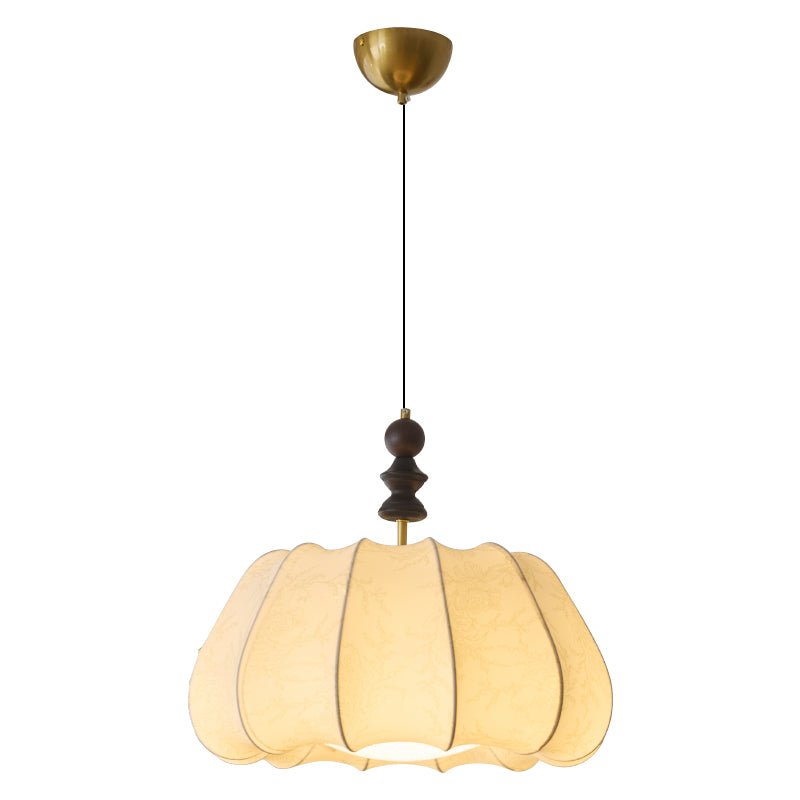 Asolira Elegance Vintage Wood Pendant Lamp-Neutral Decor
