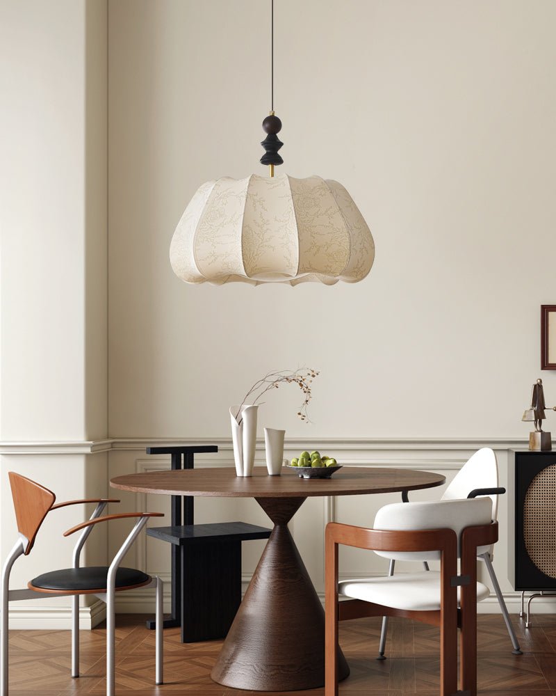 Asolira Elegance Vintage Wood Pendant Lamp-Neutral Decor