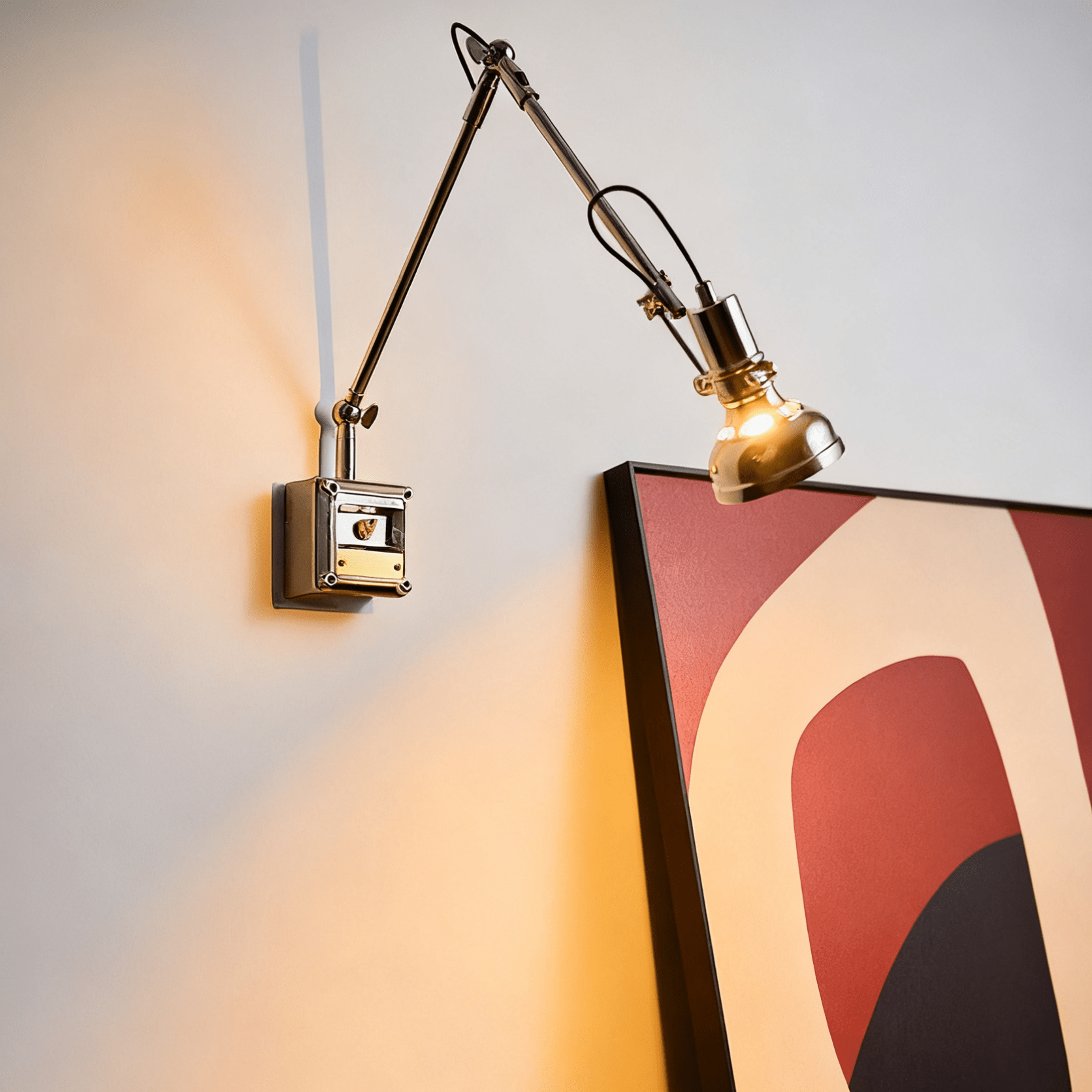 Rue Arm Wall Lamp-Neutral Decor
