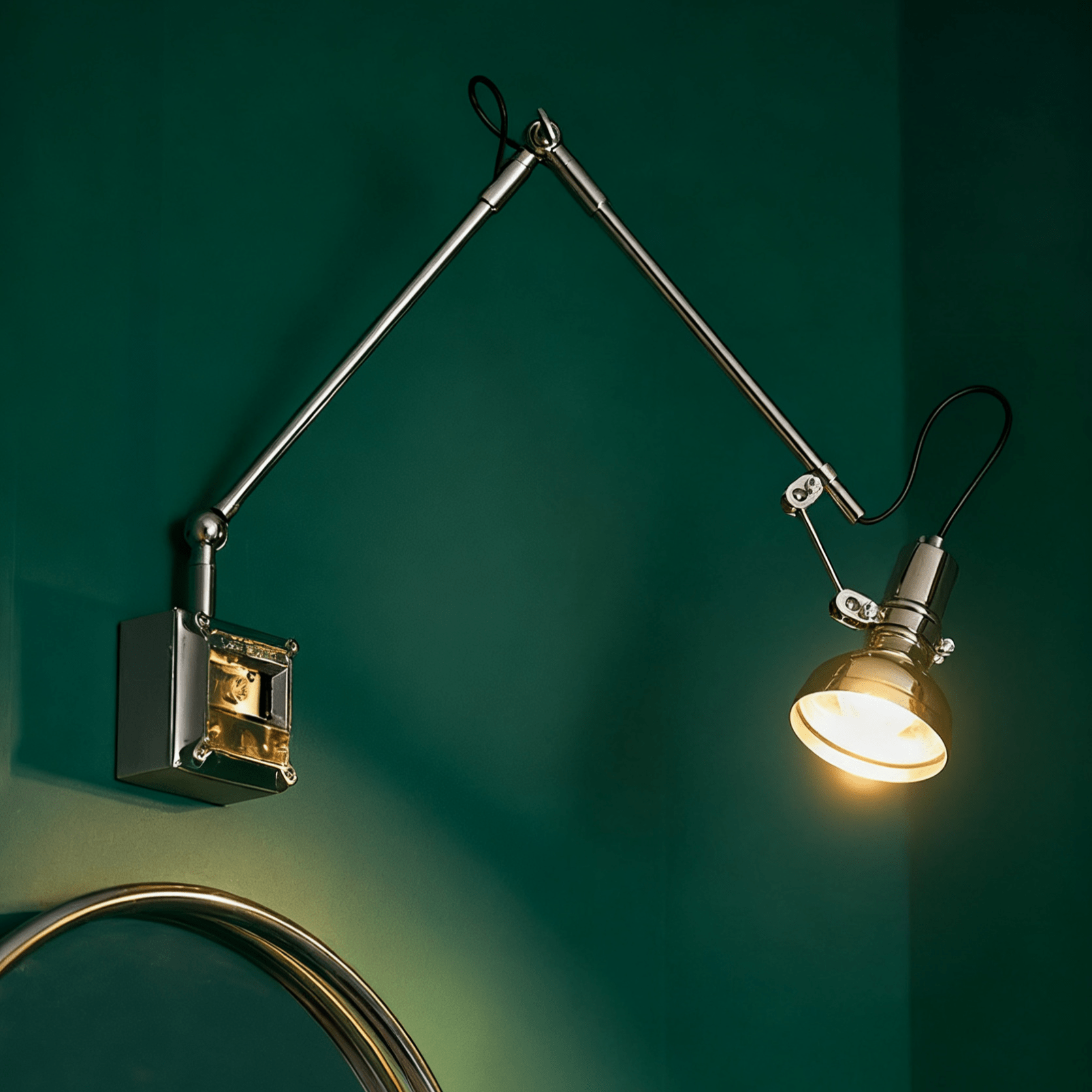 Rue Arm Wall Lamp-Neutral Decor