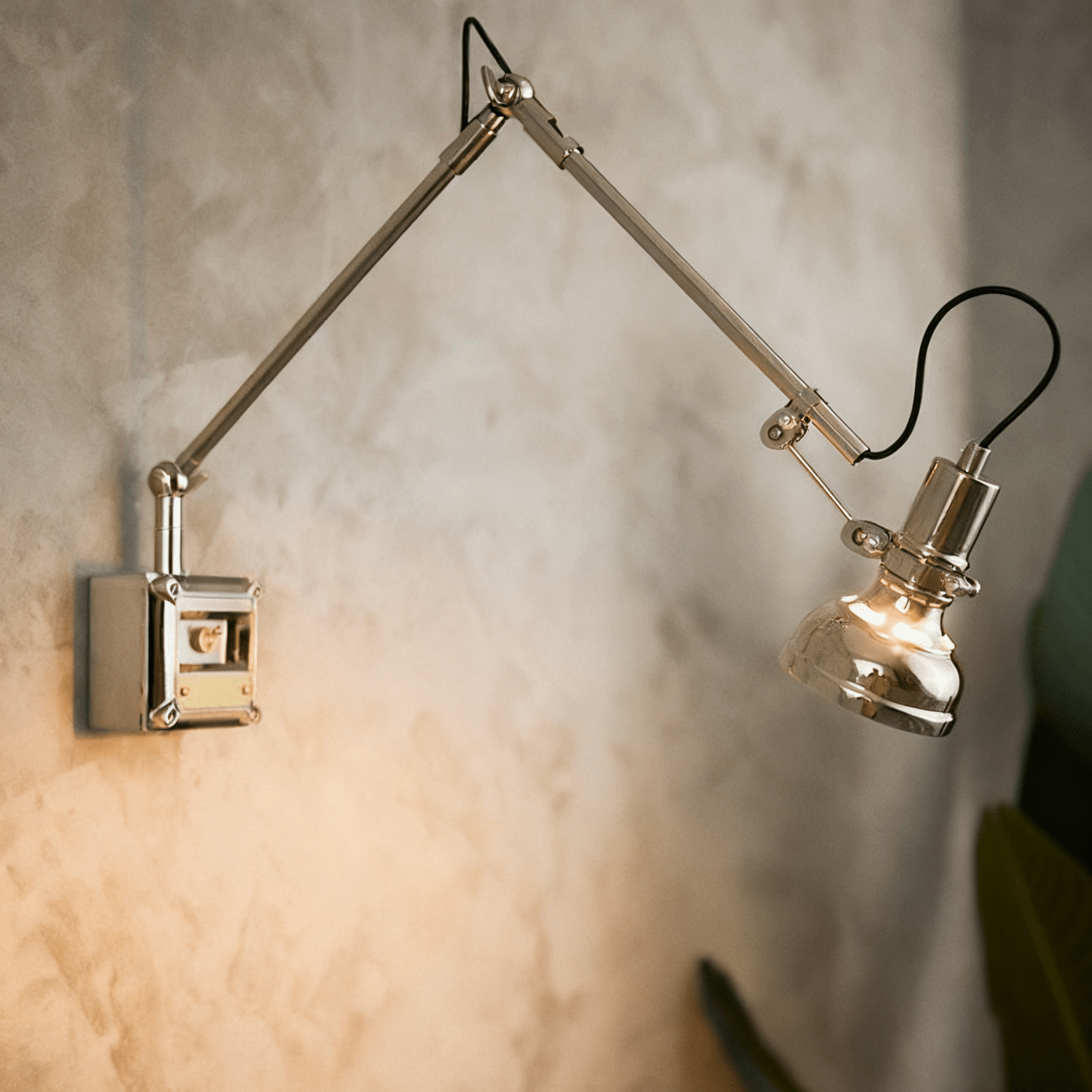 Rue Arm Wall Lamp-Neutral Decor