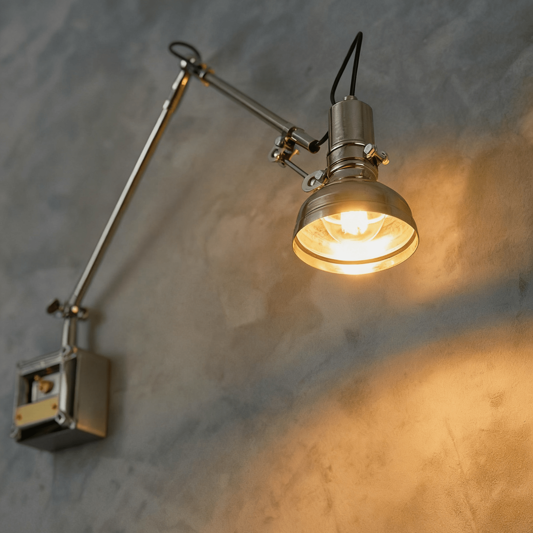 Rue Arm Wall Lamp-Neutral Decor