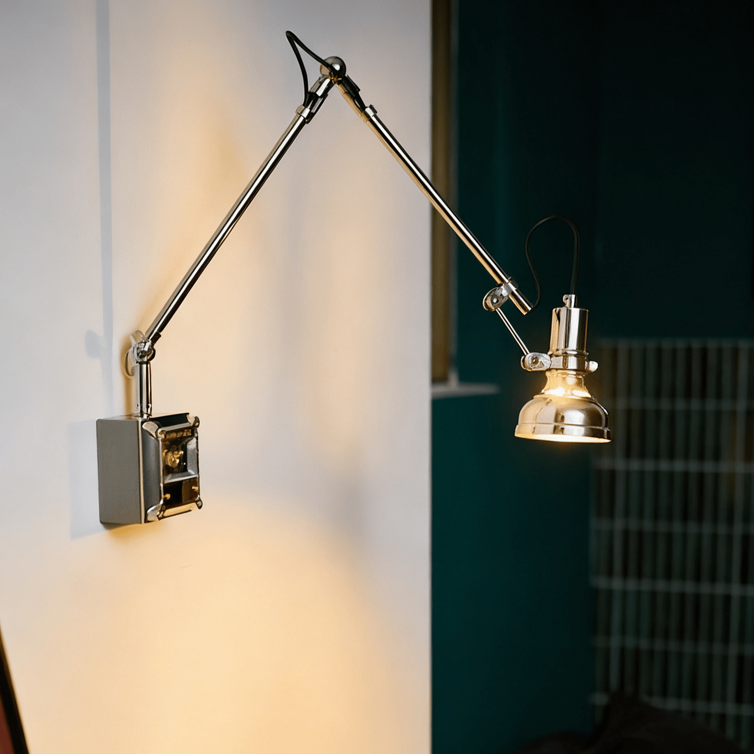 Rue Arm Wall Lamp-Neutral Decor