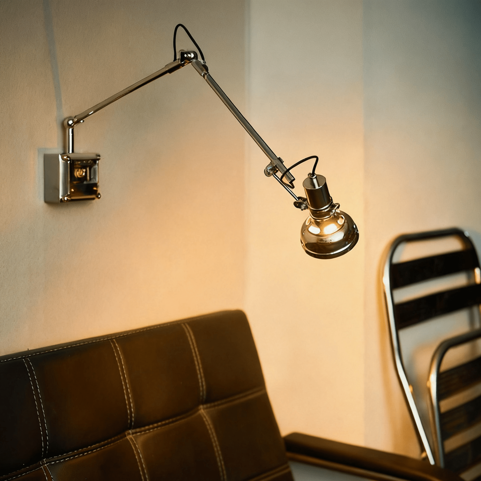 Rue Arm Wall Lamp-Neutral Decor