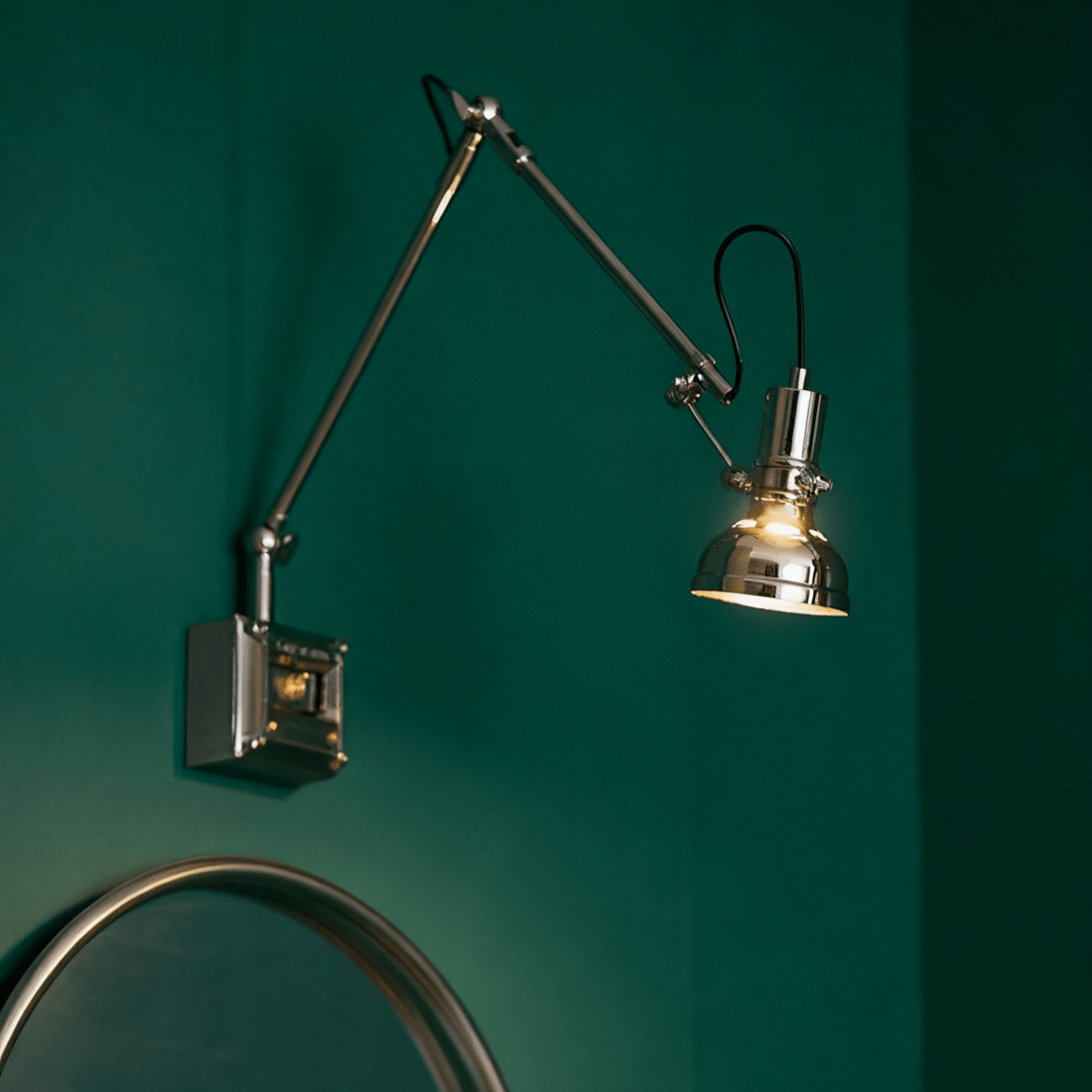 Rue Arm Wall Lamp-Neutral Decor
